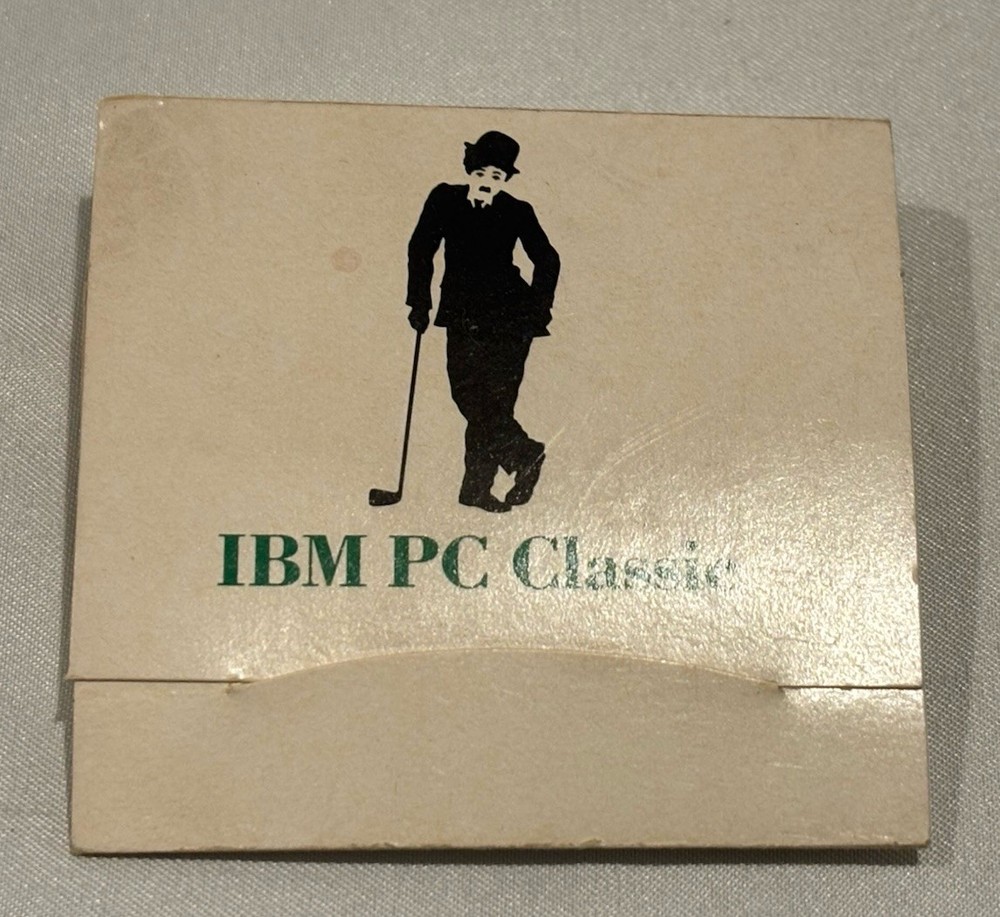 Vintage IBM PC Classic Technology Tech Computer Golf Tournament Tees Tee Set