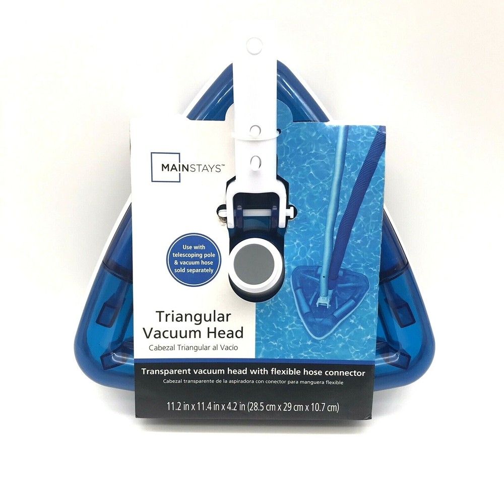 SWIMMING POOL Vacuum Head Bottom Brush Mainstays Triangular In &.  Above Ground