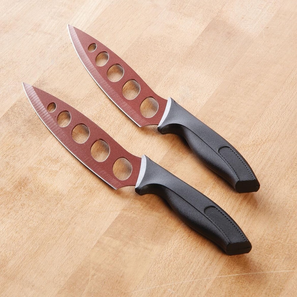 2pc Copper Knife Never Needs Sharpening self Stay Sharp Forever Stainless Steel
