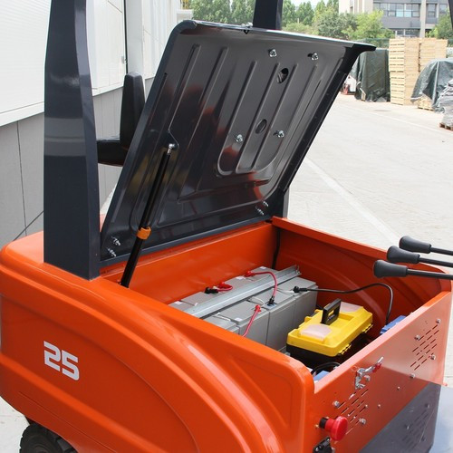 Electric Forklift 2.5Ton 5500lbs W/60V 70Ah Charger Side Shift Solid FREE SHIP