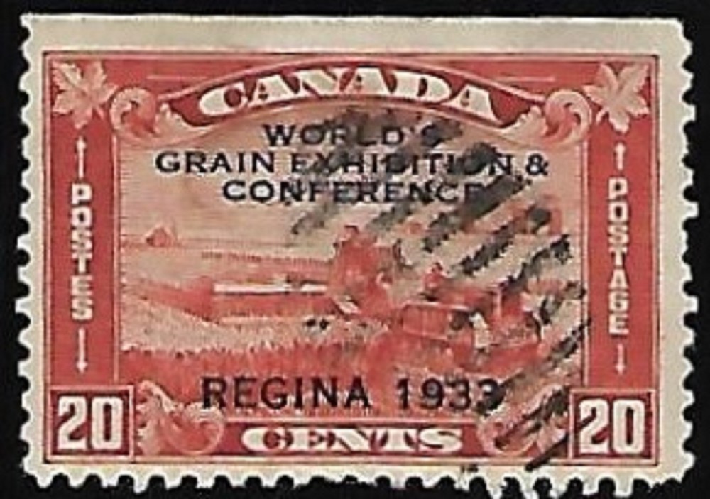 CANADA 1933 HARVESTING WHEAT #1