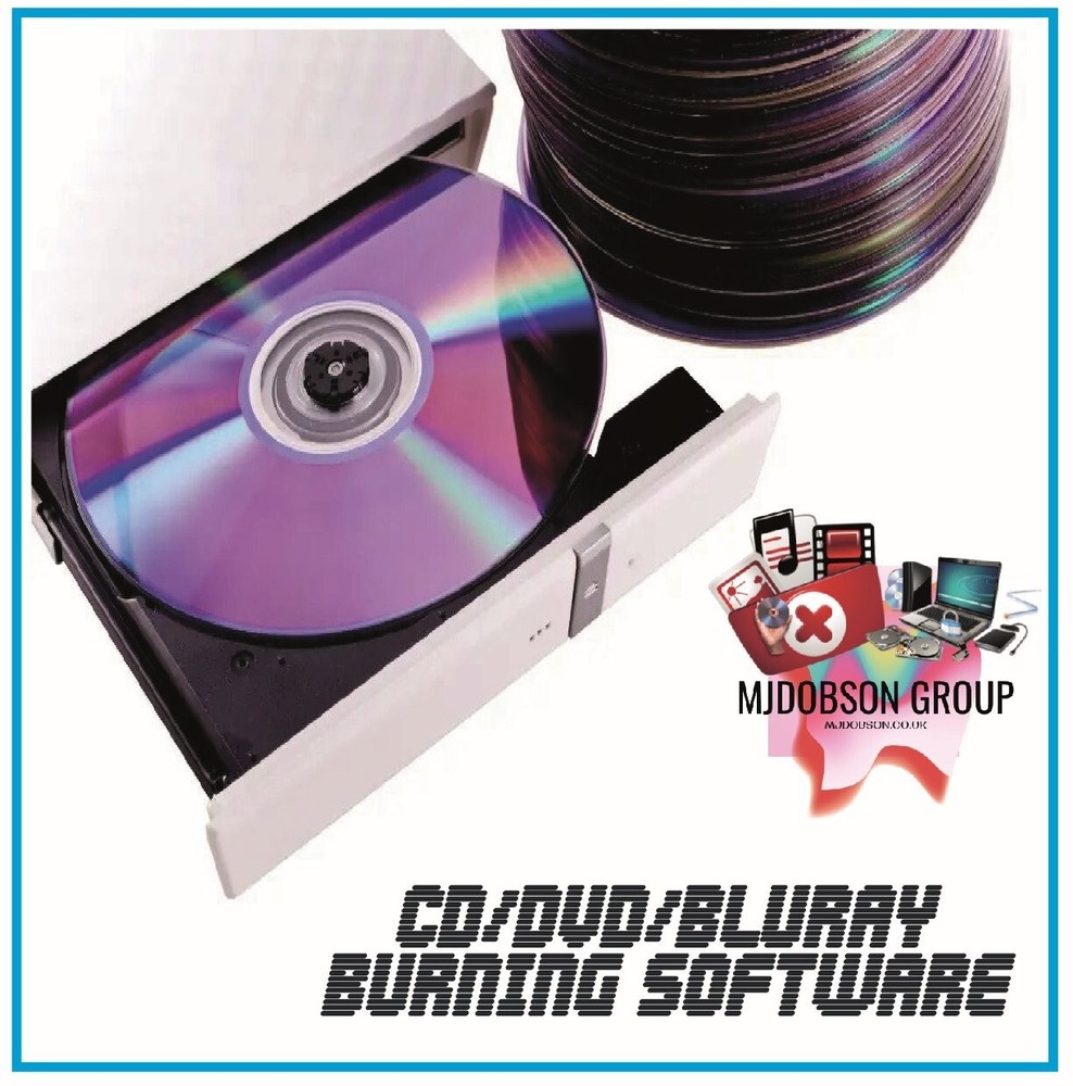 CD DVD Burner Backup Erase Data Burning Edit Studio Software FREE POST