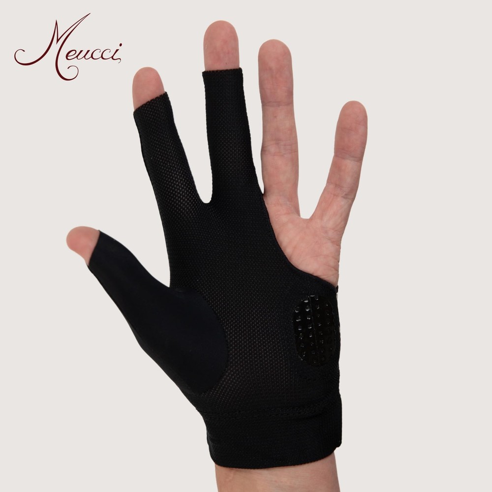 Elite Stroke Billiard Glove – Black – Left Hand – Large