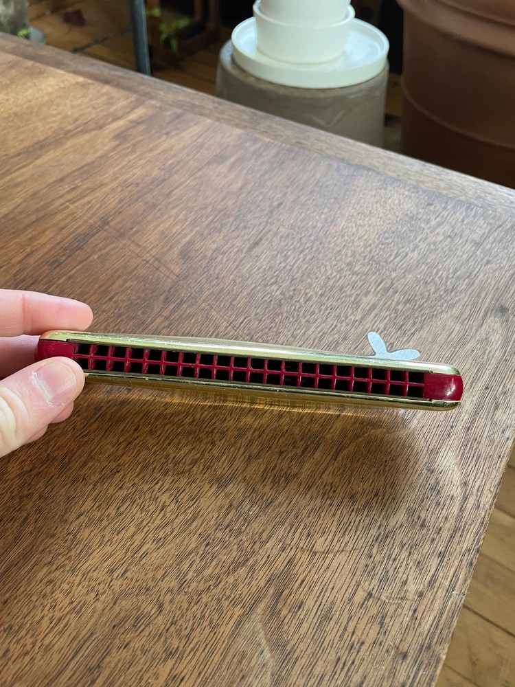 Vintage Hohner Comet Harmonica, Nice Condition