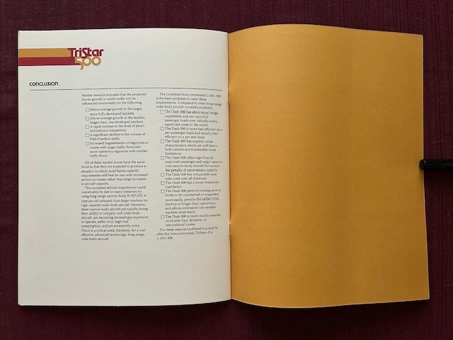 Lockheed Dash 500 1977 Introduction Document