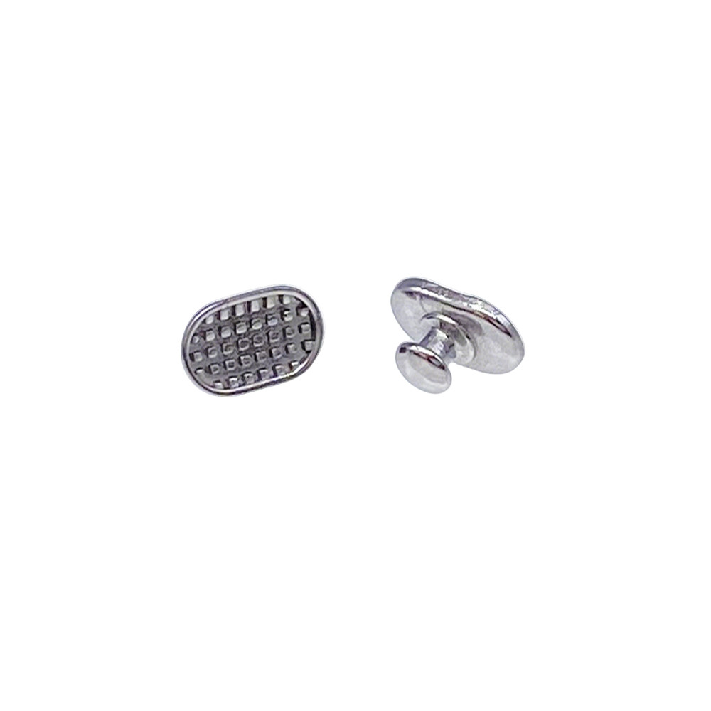 10pcs Dental Orthodontic Lingual Button Bondable Rectangular Monoblock
