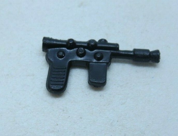 Black Han Solo Blaster/Gun Weapon Repro/Replacement Star Wars NO FLOAT
