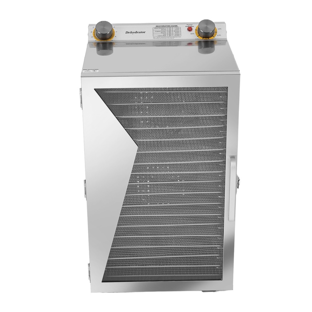 18-Tray Food Dehydrator Machine Adjustable Temperature for Jerky/Fruit/Vegetable