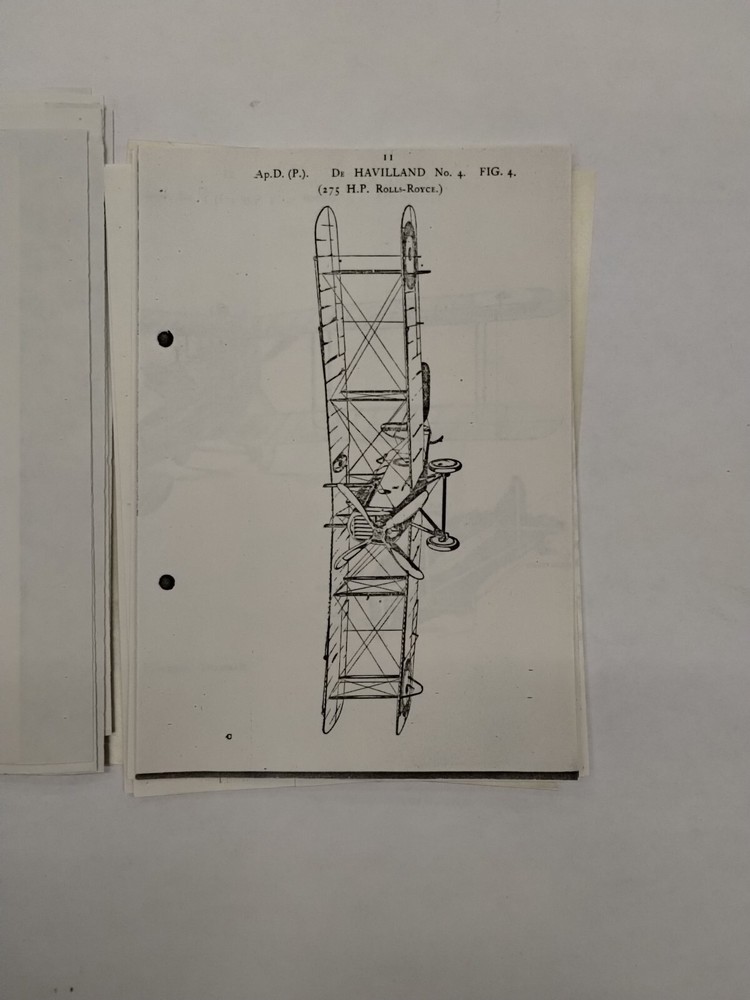 DeHavilland No. 4 (275 H.P. Rolls-Royce) Rigging Notes-Copy