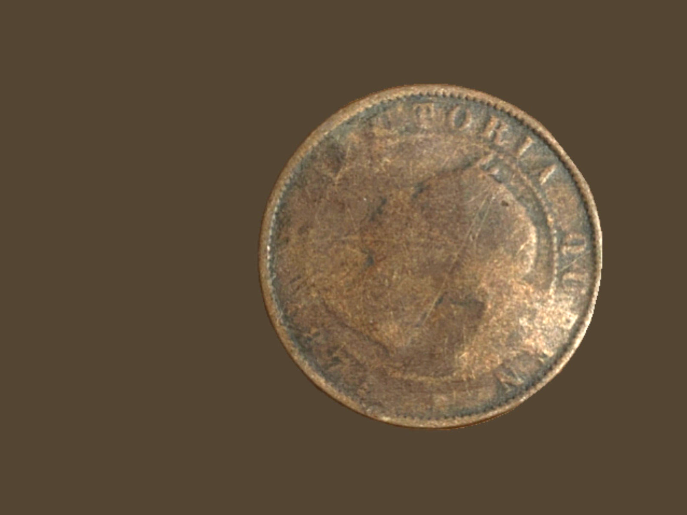 1871 Canada Provinces One Cent Coin - G