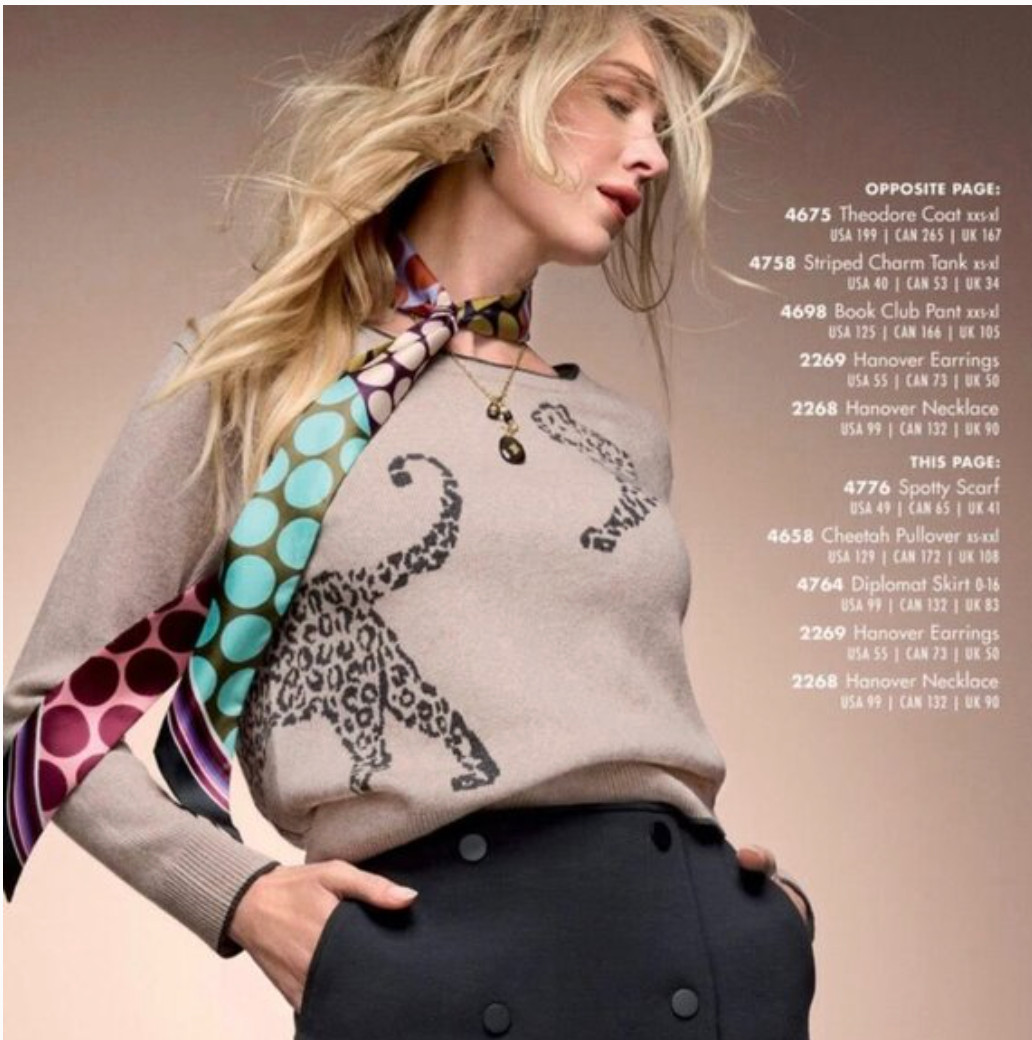 Cabi NWT Spotty Scarf - 100% SILK - #4776