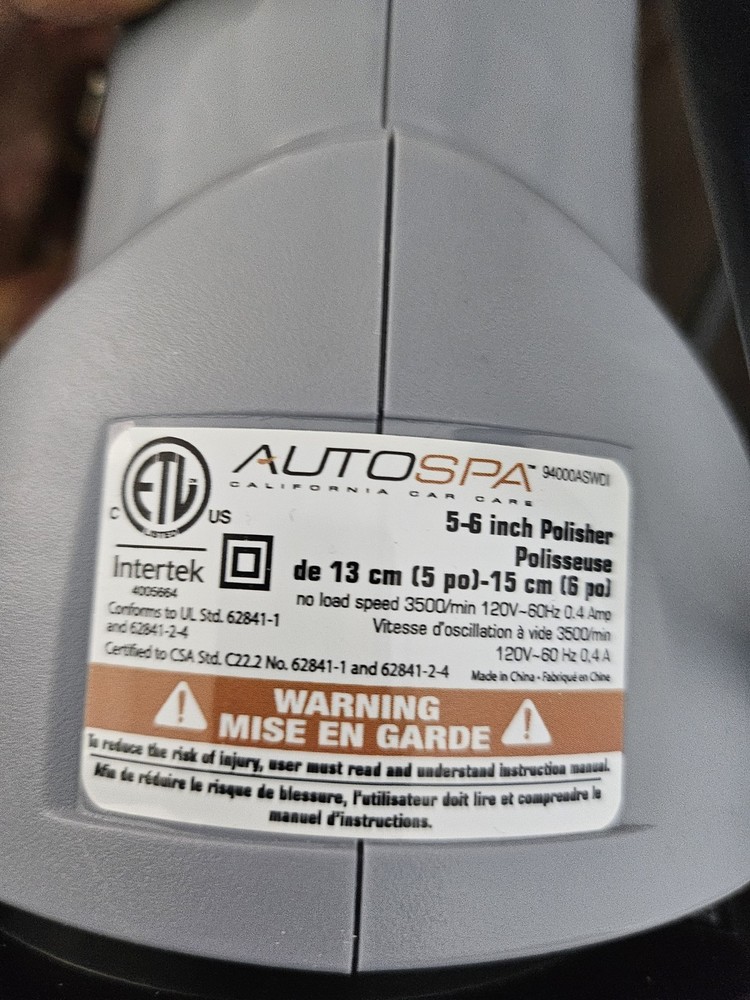 AutoSpa 6" INCH Professional DA Polisher Buffer