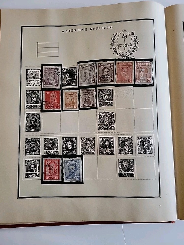 Modern Postage Stamp Album Fully Illustrated 1925 Edition