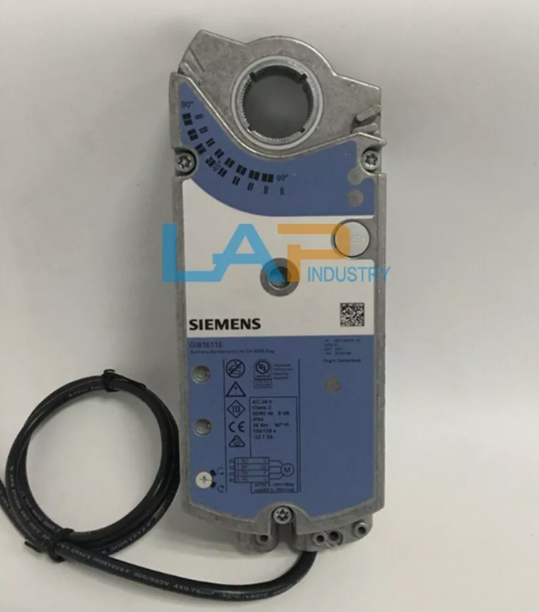 Siemens GIB161.1E electric switch regulating damper actuator.