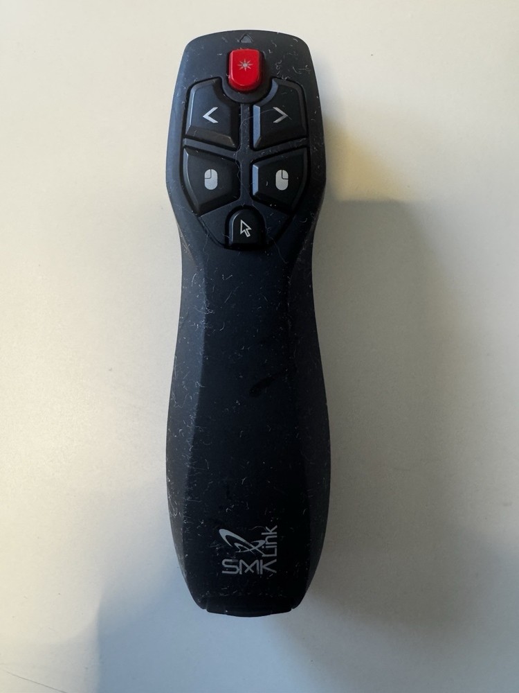 SMK-Link & Logitech Wireless Presentation Pointers Lot of 2 Black