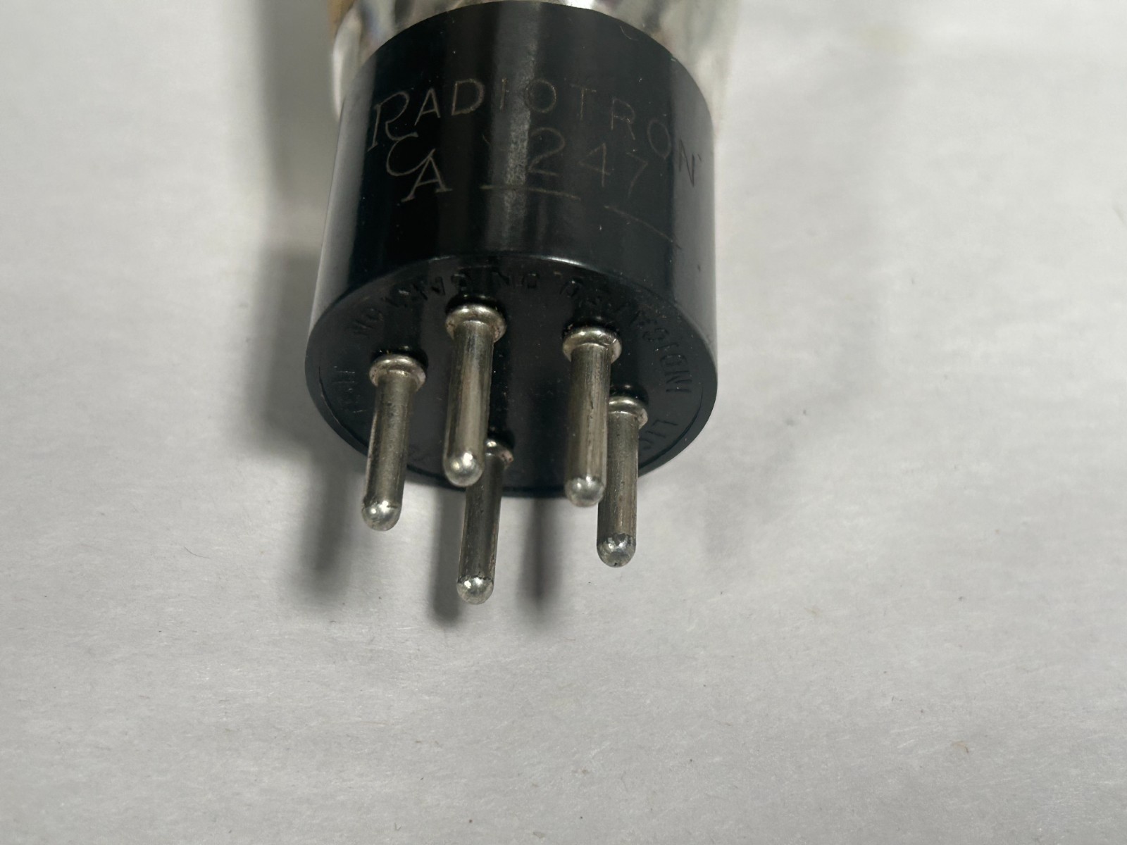 Vintage RCA Number 247 Ballon Globe Electronic Vacuum Tube (A5)