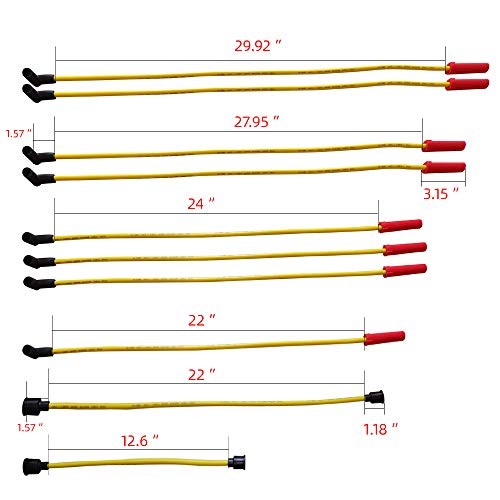 Performance HEI Ignition Distributor w/Cap & Rotor and Spark plug Wire set