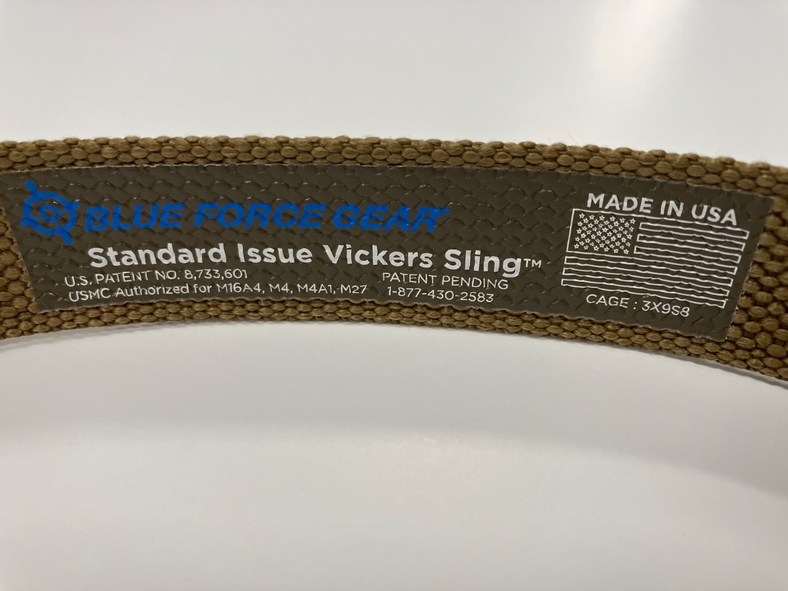 Blue Force Gear Vickers Combat Applications Sling 2 Point Coyote Brown