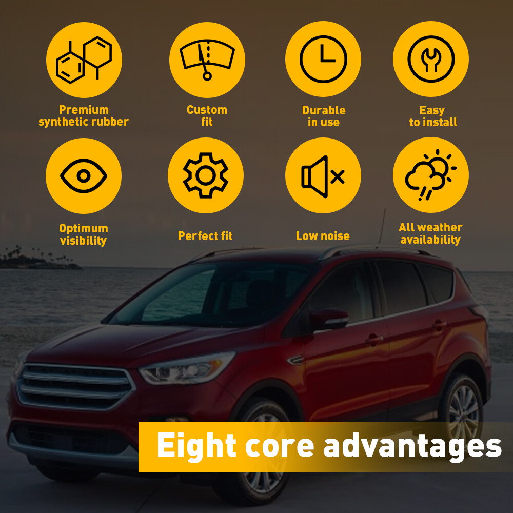 Rear Windshield Wiper Blade & Arm for Ford Explorer 2011-2019 Windscreen Wiper