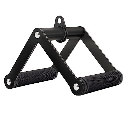 Howffite Double D Row Handle Cable V Bar Attachment for Gym Workout