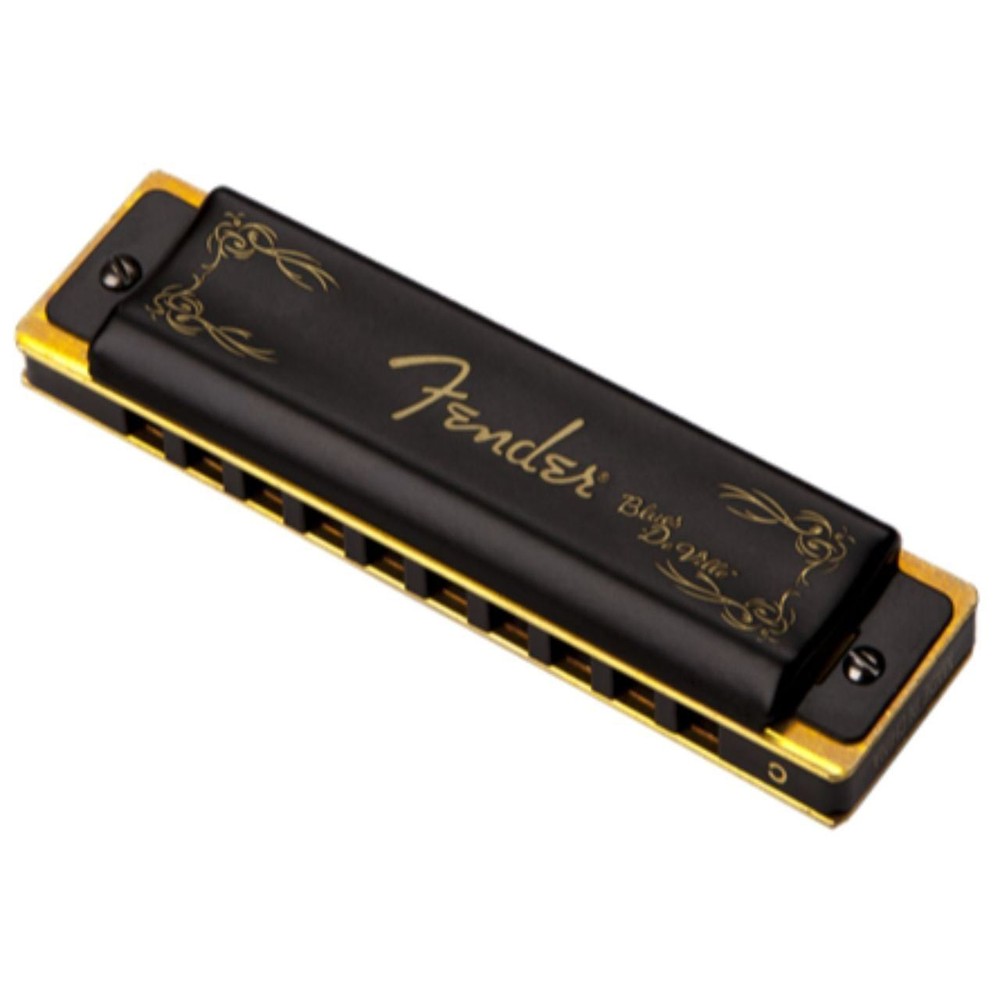 Fender Blues DeVille 10-Hole Diatonic Harmonica with Case, Key of E