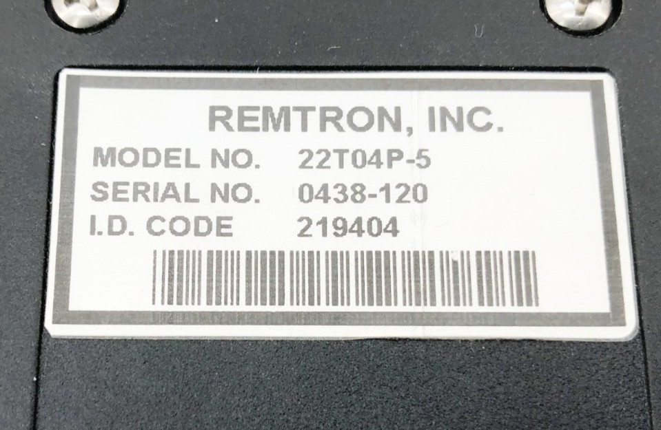 New Remtron Command Pro 22T04P-5 Remote EGT810TX
