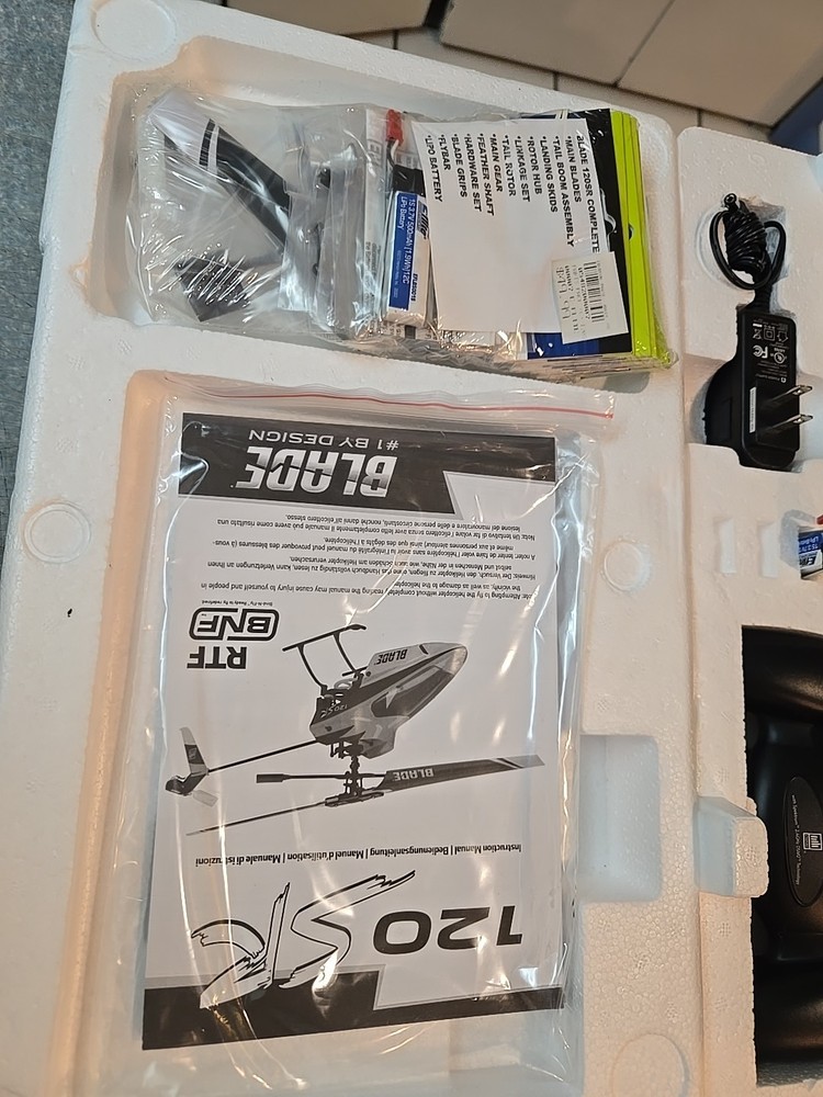 New In The Box RTF Blade 120SR Helicopter & Remote Control