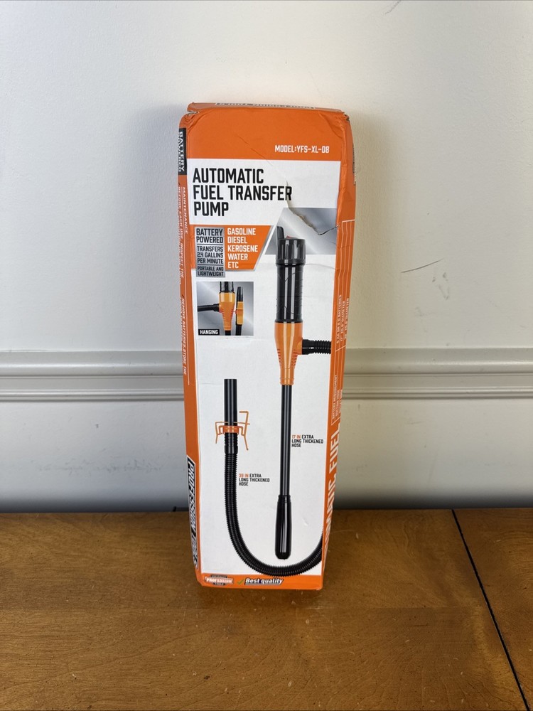 Professional Tools Automatic Fuel Transfer Pump/ New Open Box
