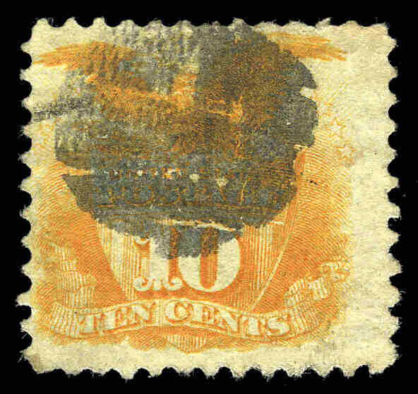 US # 116  10¢ Eagle, Fine Used