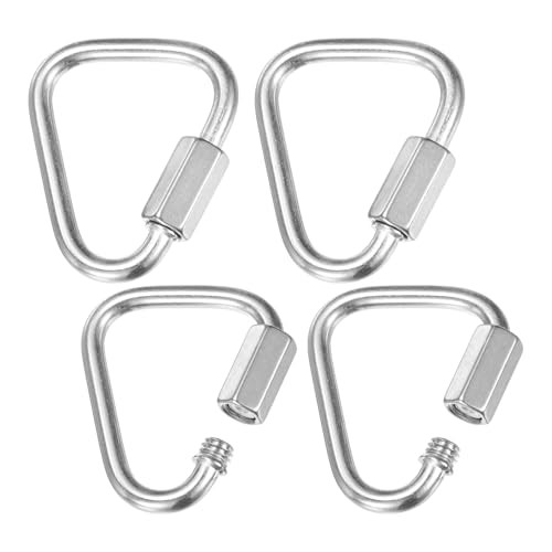 Quick Chain Link Connectors, Stainless Steel Locking Repair Chain M4（5/32"）