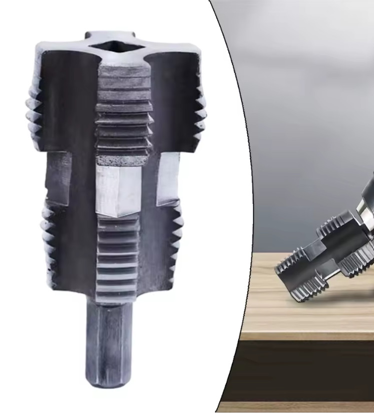 1pc PPR Pipe Inner Hole Threading Tool–Dual Size 1/2" & 3/4" Pipe Thread Cutter