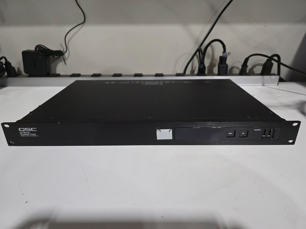 QSC Q-SYS CORE 110F RACK MOUNTABLE DIGITAL SIGNAL PROCESSOR