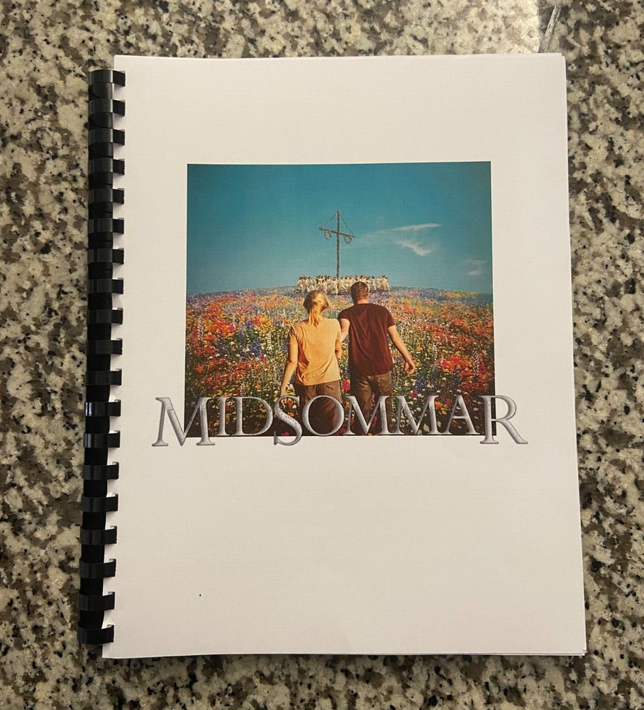 Midsommar Horror Movie Script Reprint Full Screenplay Script
