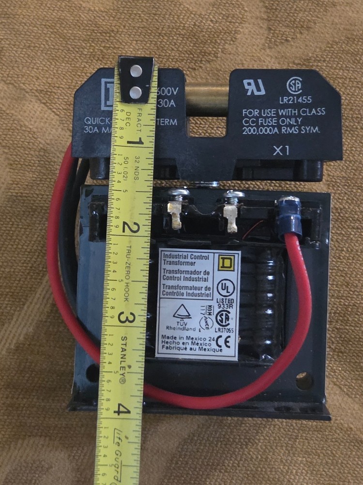 Square D Quick Connect Terminal Transformer LR21455