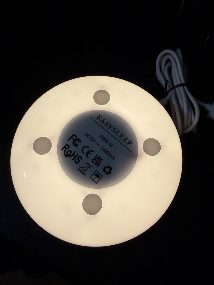 EASYSLEEP SOUND NOISE MACHINE WHITE NEW
