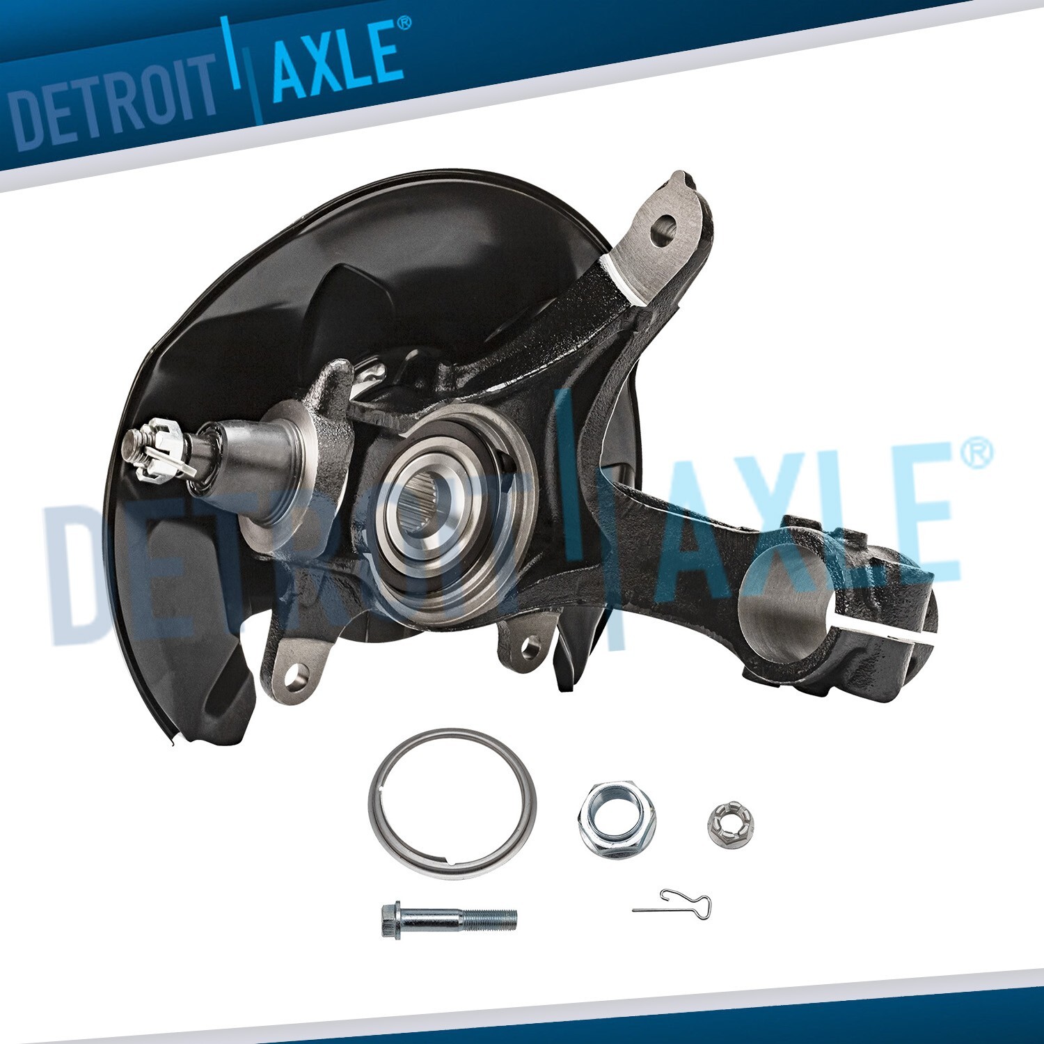 Front Left Steering Knuckle & Wheel Hub Bearing for 2013 2014-2016 Honda Accord