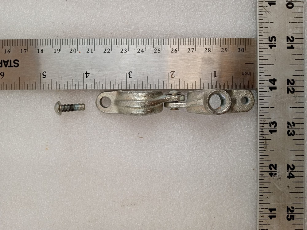 LOT OF 2 Electro-Galvanized Split Ring Extension Hanger (Hinged)