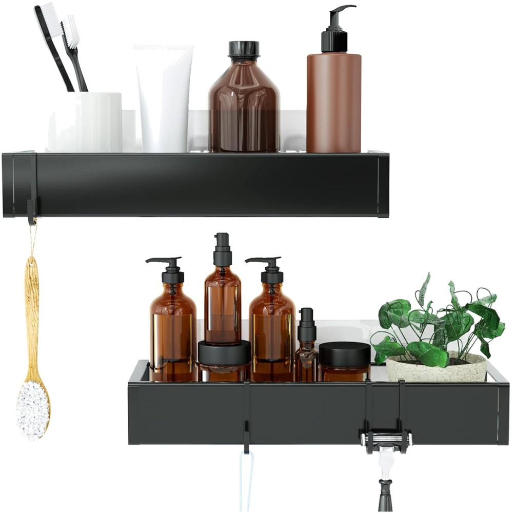 Stainless Steel Shower Caddy - Easy Install, Multi-Purpose Organizer