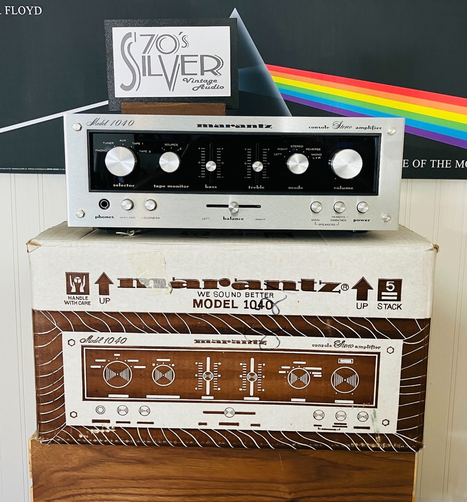 Marantz Integrated Stereo Amplifier w/Orig Box - Tested/Serviced. Re-cap'd PSB.