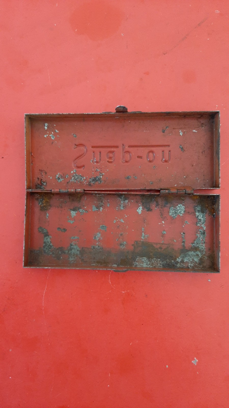 Vintage Snap-On Tools USA Socket Wrench Box Metal 6”x 2.5” Steel Case Only