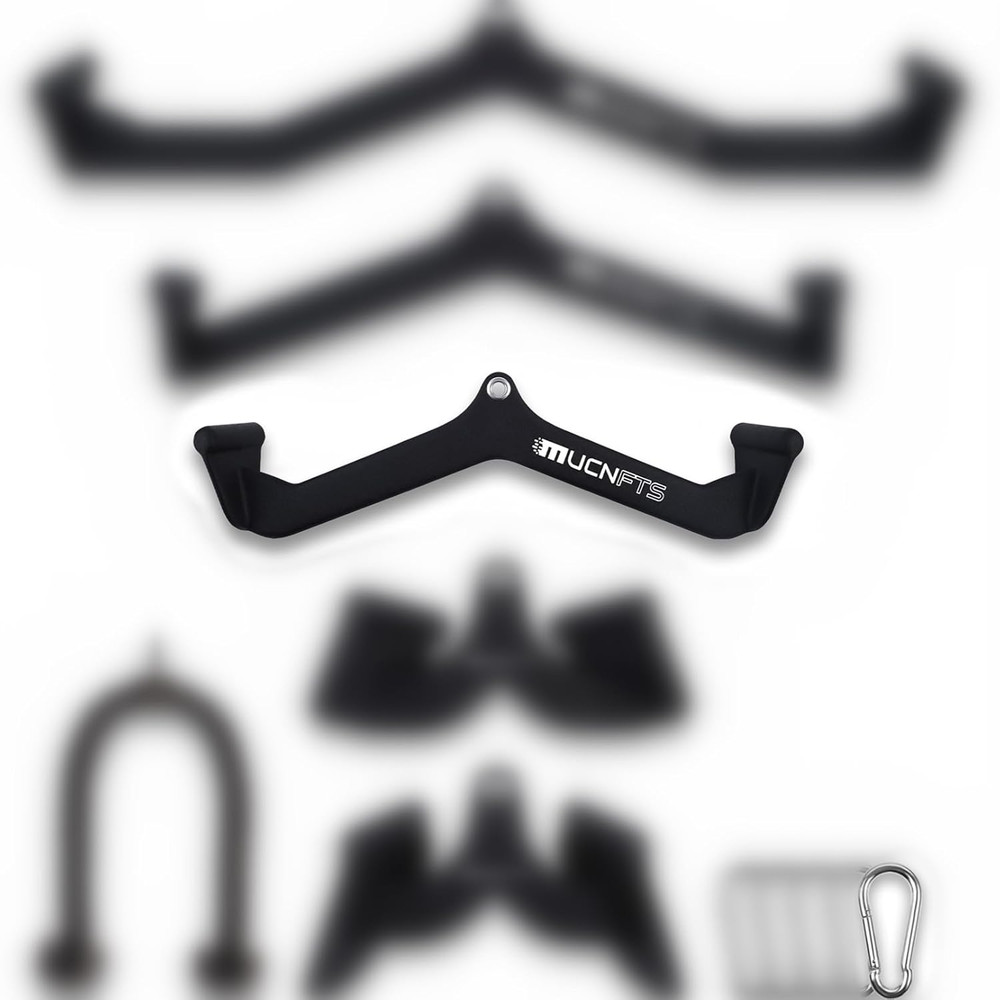 LAT Pulldown Attachments, Thickened Ergonomic Back Tricep Training Handle, LAT P