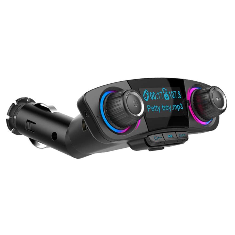 Bluetooth 4.0 FM Transmitter 1.3in LED Screen For Car Wireless Bluetooth FM 2USB