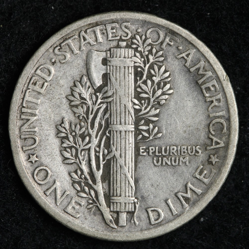 1918 Mercury Silver Dime XF+ E299 ARNM