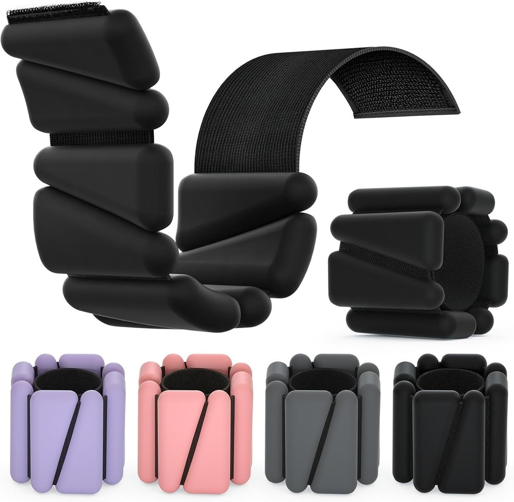 Adjustable Wrist & Ankle Weights Set (2 lb Total) – Perfect for Home Workouts