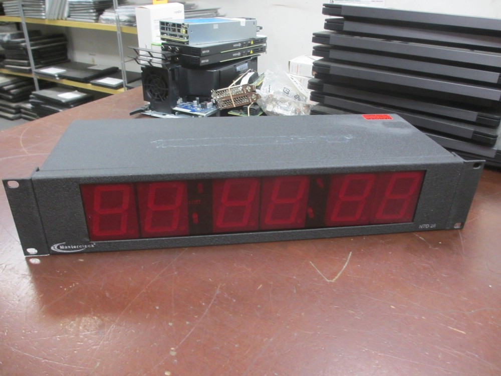 Masterclock NTD-26 6-digit Timecode or Clock Display