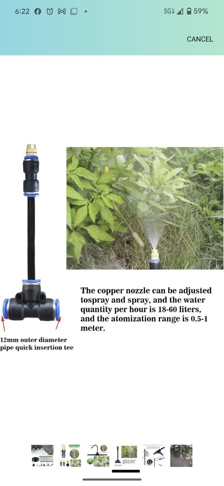 Update 82Ft Irrigation Copper Nozzle System, Automatic Irrigation System with...
