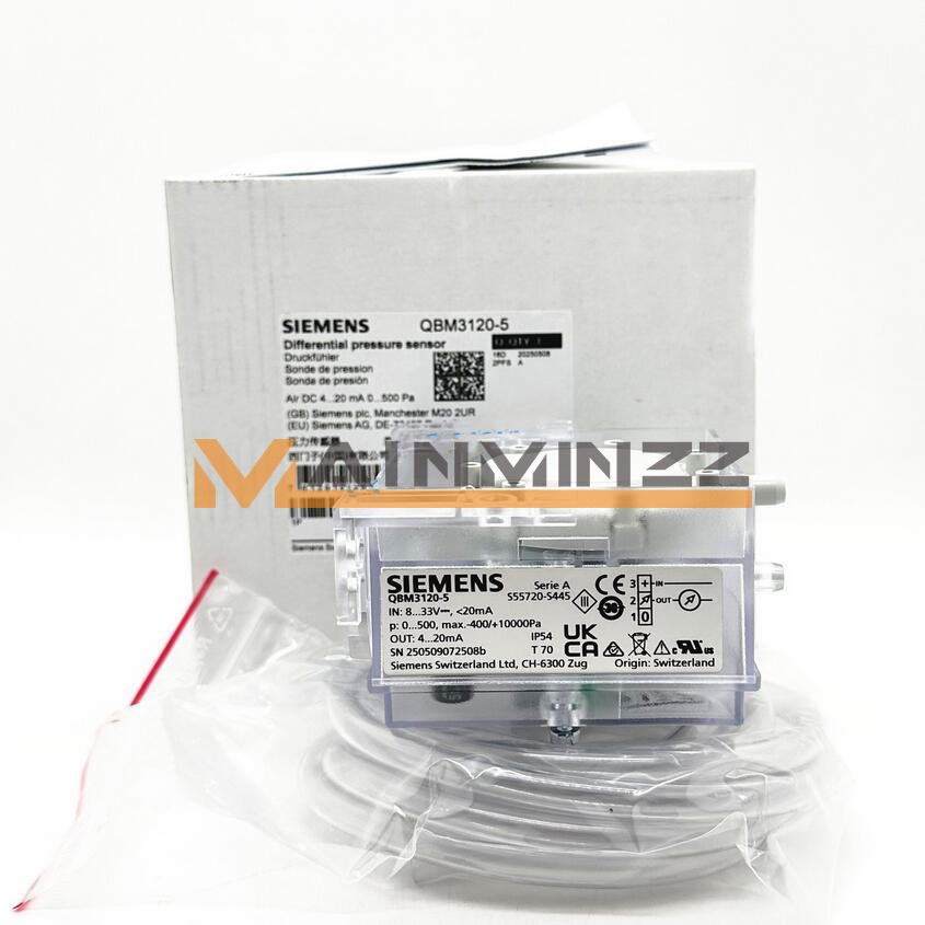 ONE NEW Siemens QBM3120-5 difference pressure sensor