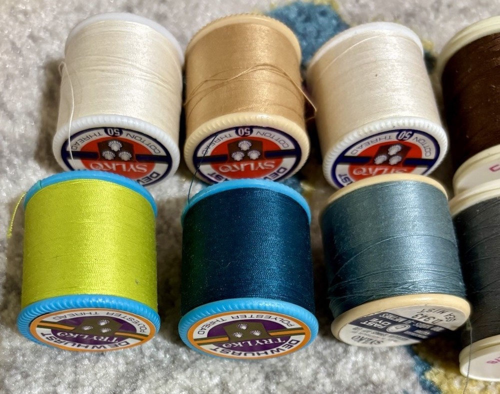 Dewhurst Sylko Trylko Coats Drima Woolstar Spools Cotton Thread Bundle Australia