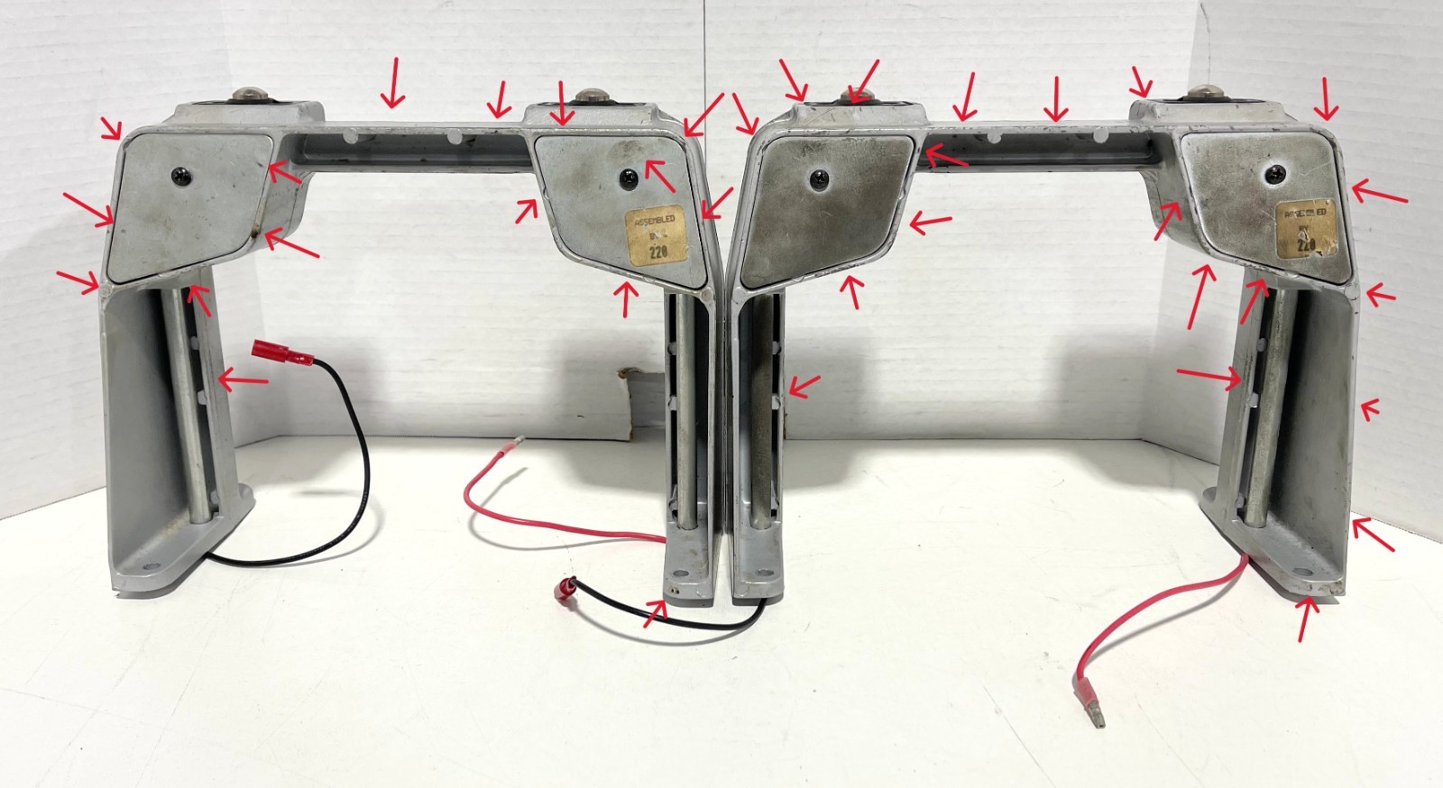 Hunter Engineering DSP 300 Vehicle Wheel Alignment Sensor Clamp/Targets Untested