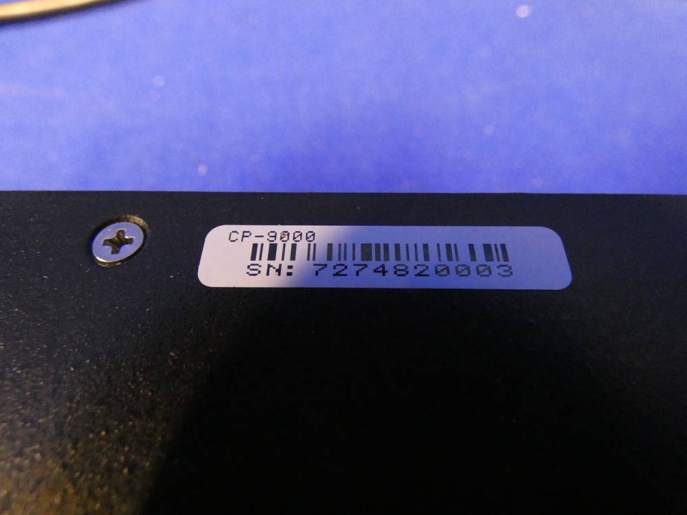 Evertz CP-9000 Control Panel w/1 External Power Supply